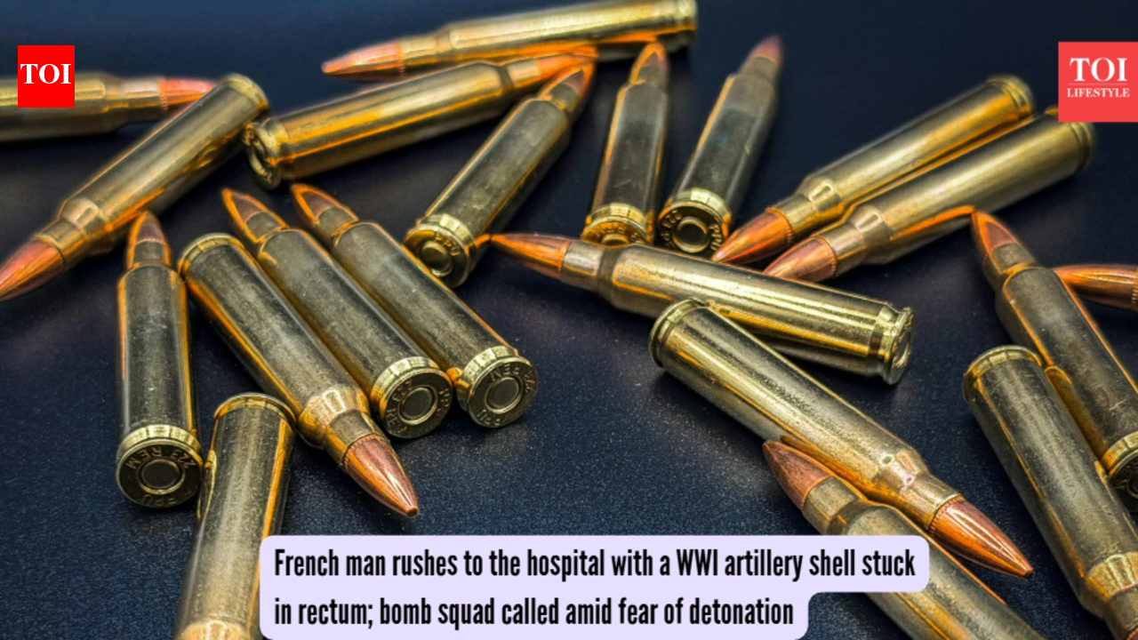 French man rushes to the hospital with a WWI artillery shell stuck in rectum; bomb squad called amid fear of detonation