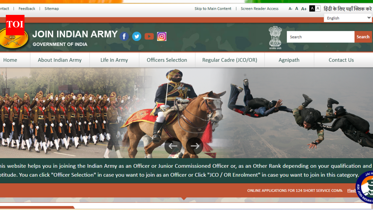Indian Army SSC Tech recruitment 2026: Registration window closes tomorrow for 350 posts; direct link to apply here