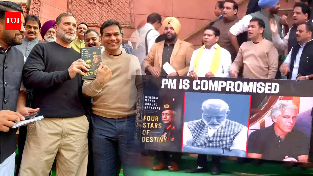 Political Storm Erupts As Rahul Gandhi, Ravneet Bittu Clash, Cong Targets PM Modi On Epstein Files