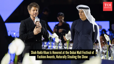 'King of style' Shah Rukh Khan honoured with 'Global Style Icon' award in Dubai