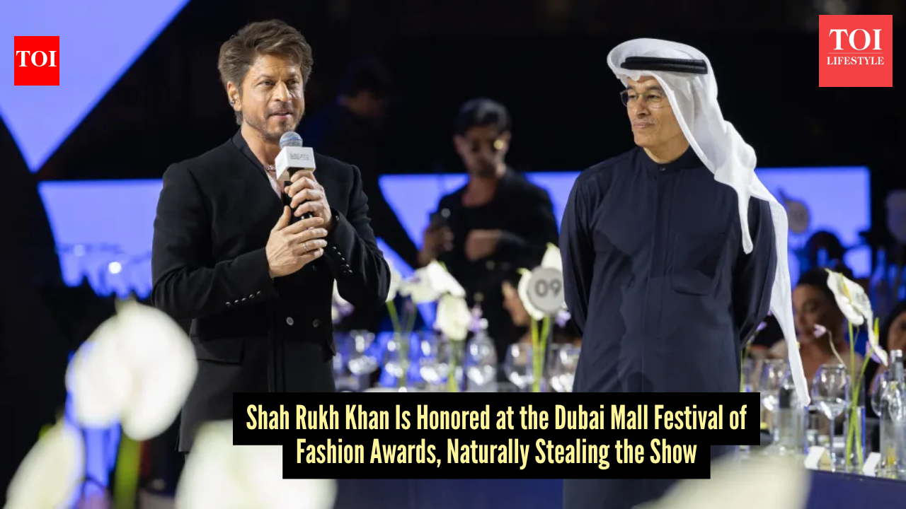 'King of style' Shah Rukh Khan honoured with 'Global Style Icon' award in Dubai