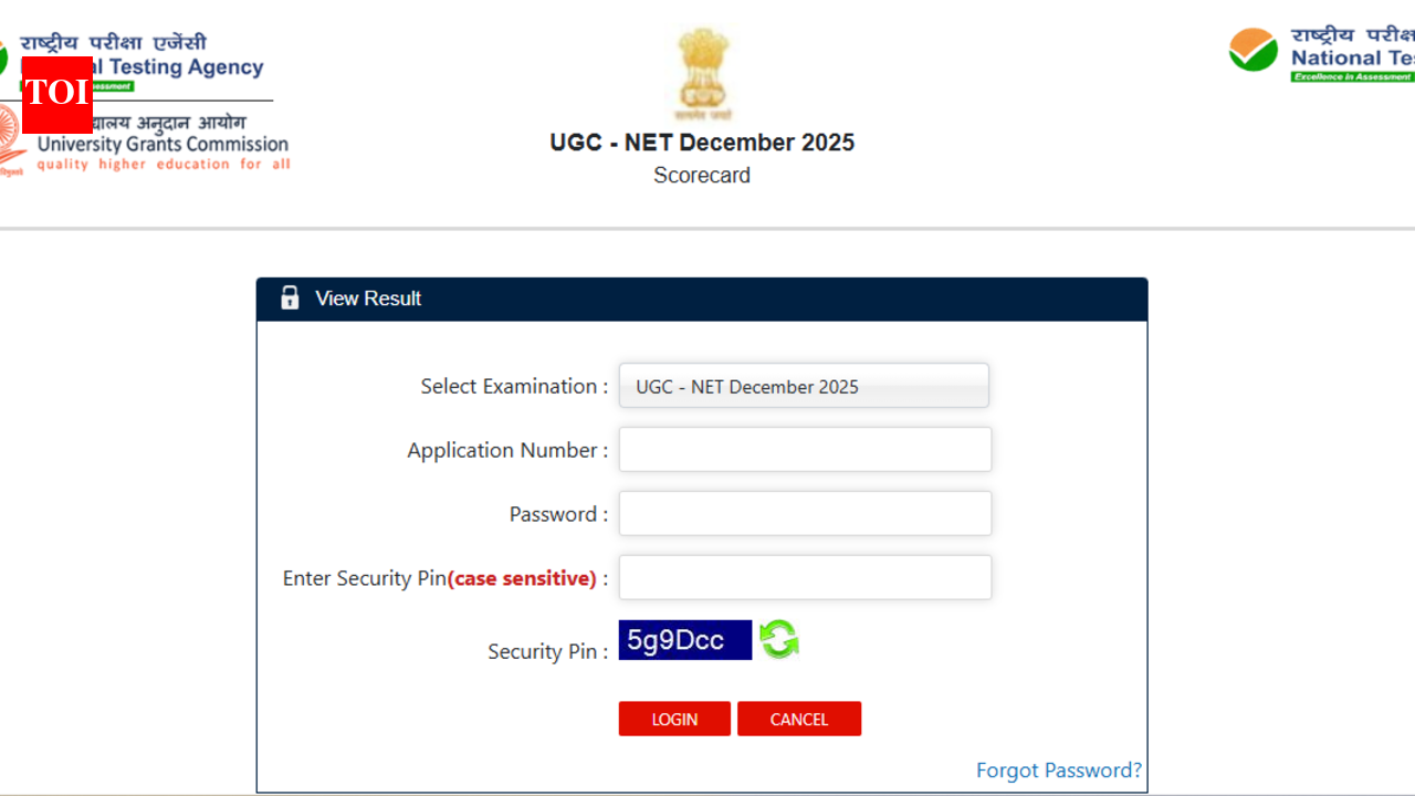 UGC NET December 2025 result declared: Details to check scorecard