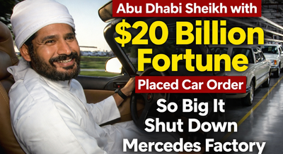 Abu Dhabi prince with $20 billion fortune placed car order so big it shut down a Mercedes factory