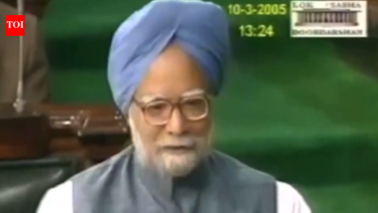 Congress digs out 2005 clip of Manmohan Singh to counter government amid Parliament logjam