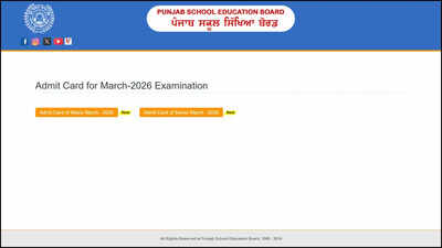 PSEB Class 12, Class 10 hall tickets issued; schools distribute admit cards to students, private candidates download here