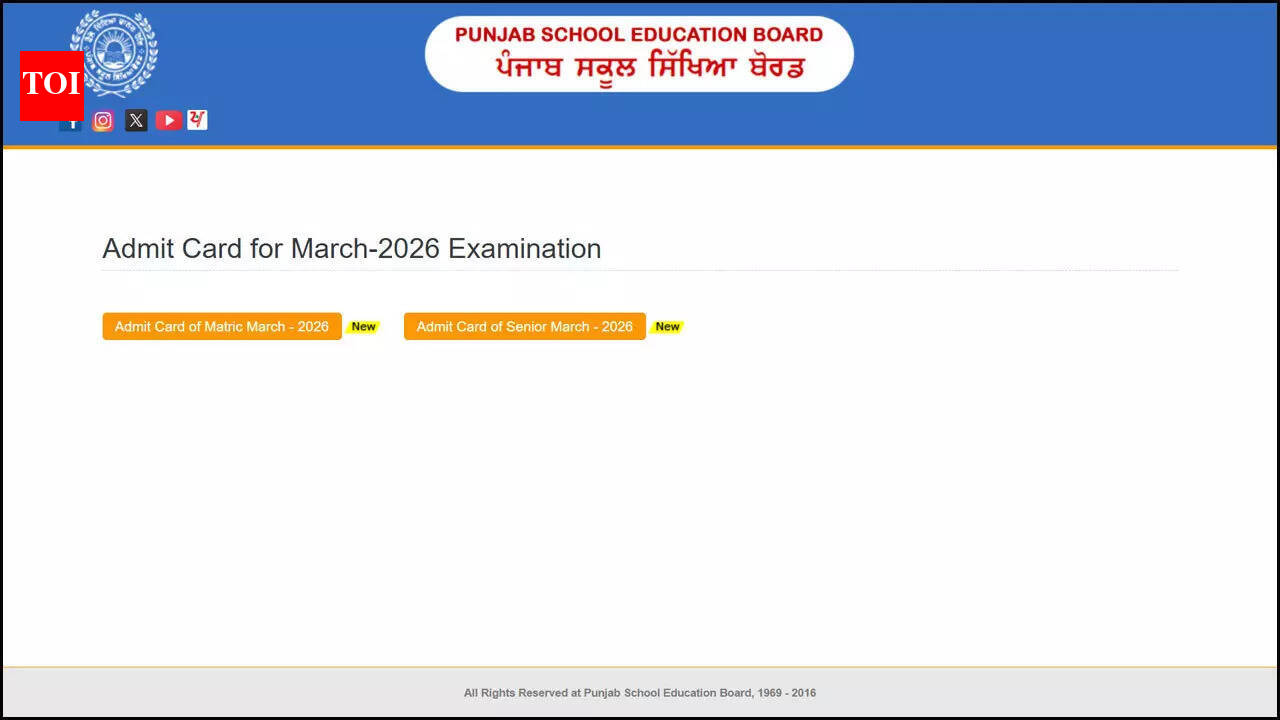 PSEB Class 12, Class 10 hall tickets issued; schools distribute admit cards to students, private candidates download here