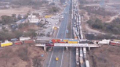 Watch: Drone captures horror of 32-hour traffic snarl on Pune-Mumbai expressway