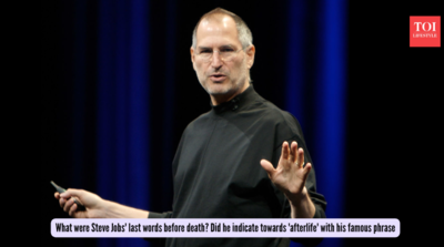 What were Steve Jobs' last words before death? Did he indicate towards 'afterlife' with his famous phrase