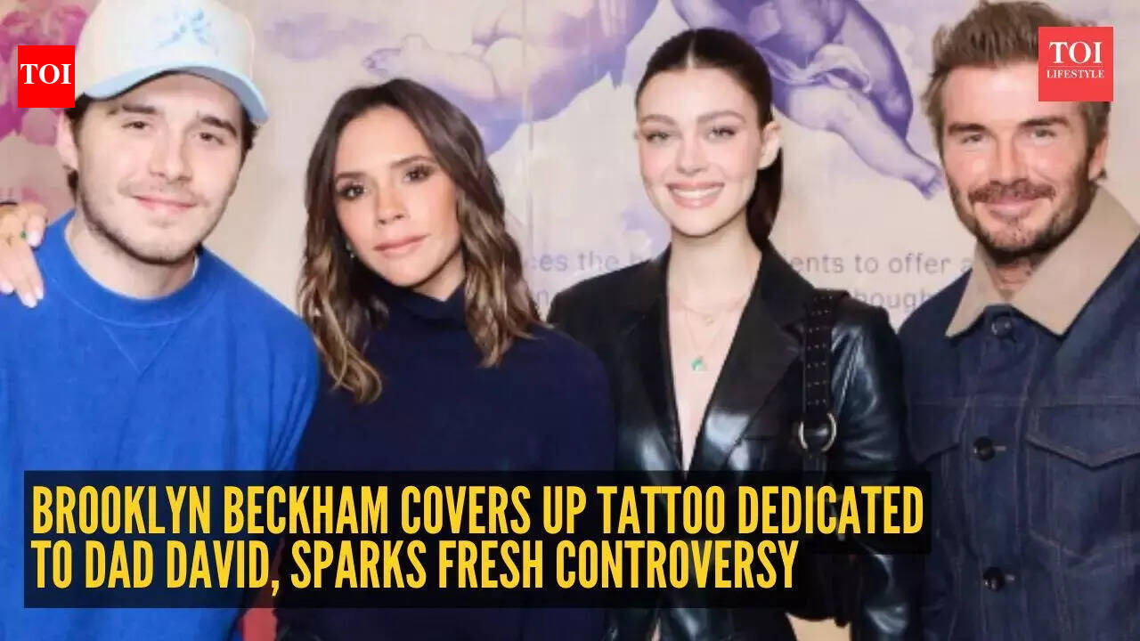Beckham family feud deepens: Brooklyn Beckham covers up tattoo dedicated to Dad David, sparks fresh controversy