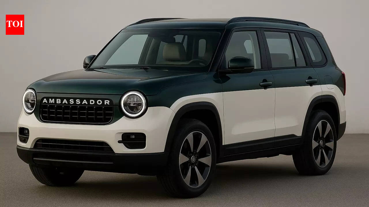 Ambassador reimagined as SUV: Modern design marries retro styling