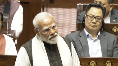'Infiltrators, Congress and a jibe at Kharge': Top quotes from PM Modi's reply to motion of thanks in Rajya Sabha