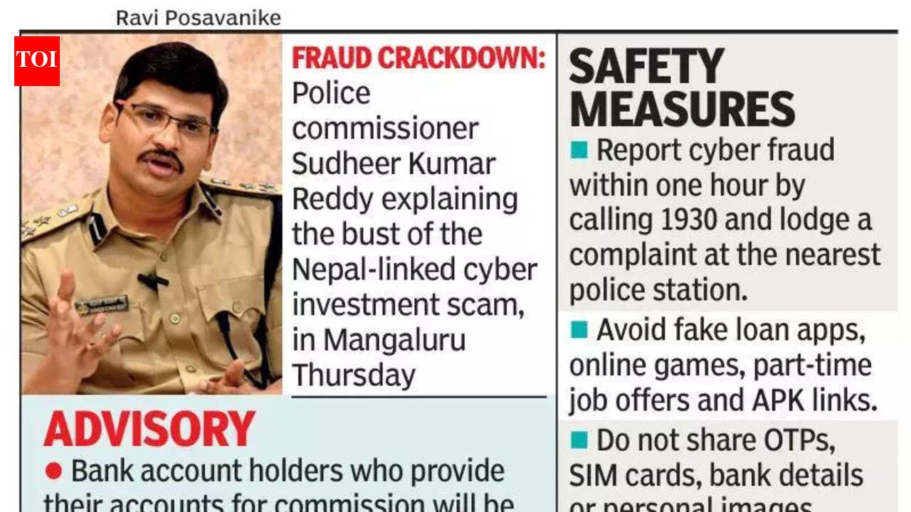 Karnataka: Fake trading apps at core of Nepal-linked cyber fraud, says Mangaluru police chief