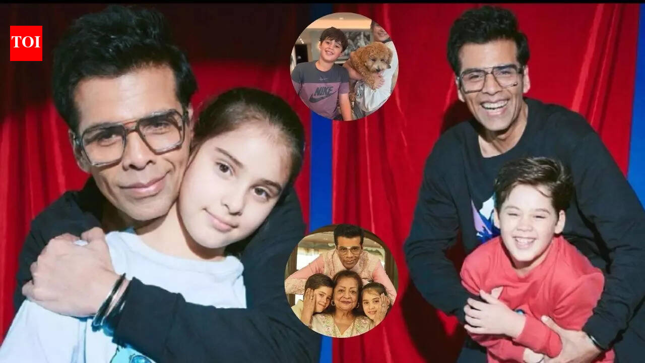 Karan Johar’s kids Roohi and Yash Johar’s best social media family moments