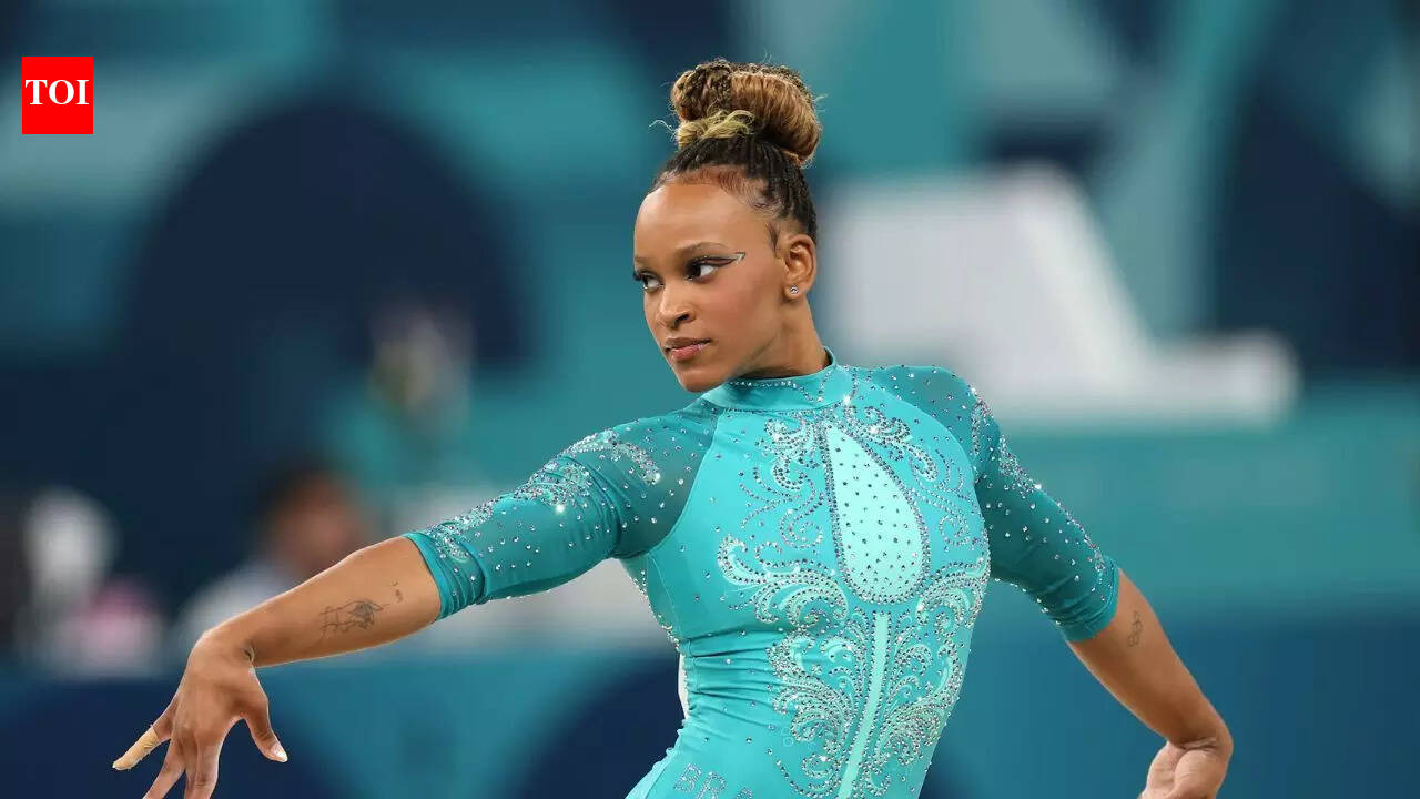 “Kind of ‘eh’”: Olympic champion Rebeca Andrade addresses knee concerns amid prolonged gymnastics hiatus