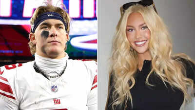 Giants QB Jaxson Dart and girlfriend Marissa Ayers turn heads at the NFL Honors Red Carpet with a stunning look