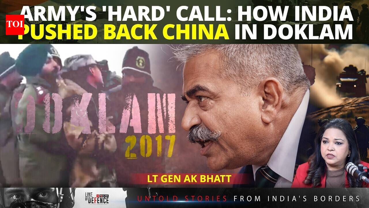 'Not Guns Or Tanks, Army Shocked China By...': Full Doklam Account By Lt Gen AK Bhatt I LoD Ep#1