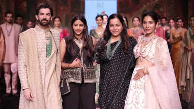  Mamatha Tulluri ‘s quiet revival of the Royal Weave, adorned by Neil Nitin Mukesh