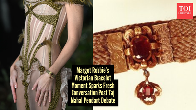 After the Taj Mahal pendant controversy, Margot Robbie turns to Charlotte Brontë’s Victorian bracelet