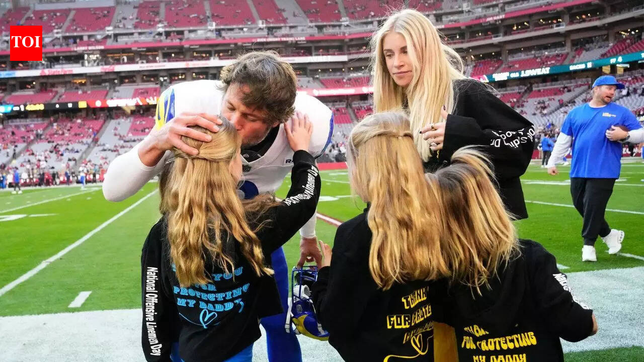 Matthew Stafford celebrates first MVP with wife Kelly and kids, then drops a major announcement Rams fans love
