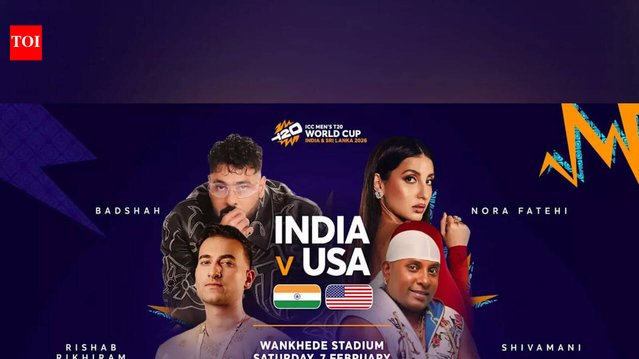 ICC T20 WC opening: Badshah, Nora Fatehi, Rishab Rikhiram Sharma, Sivamani, star-studded Mumbai ceremony