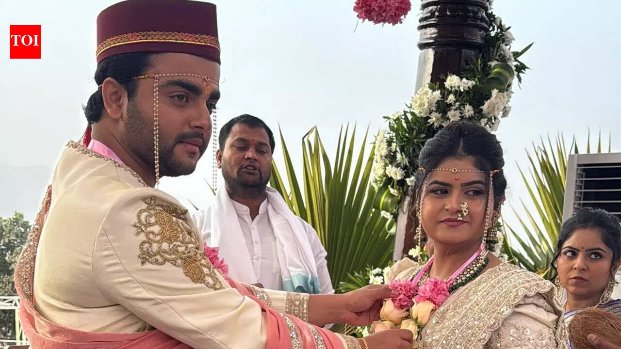 Saksshhi Mahajan and Athrva Karve tie the knot