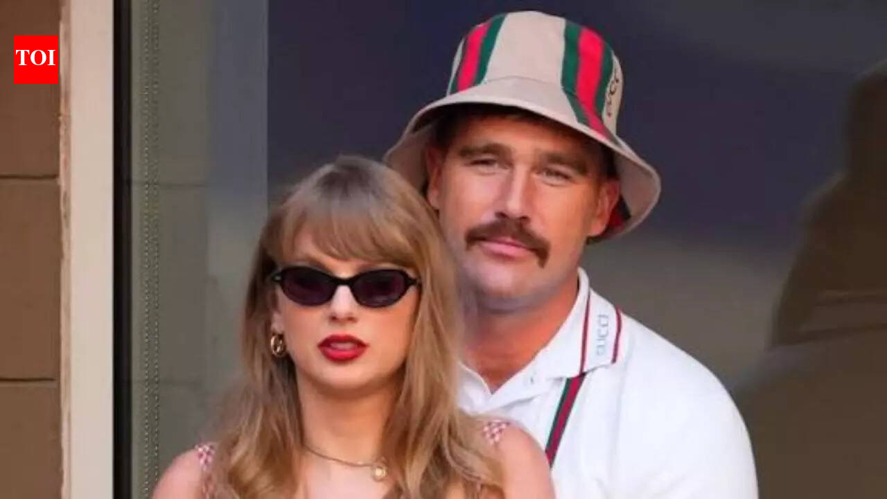 Travis Kelce DJ’s Taylor Swift tracks at Super Bowl party, stealing the spotlight