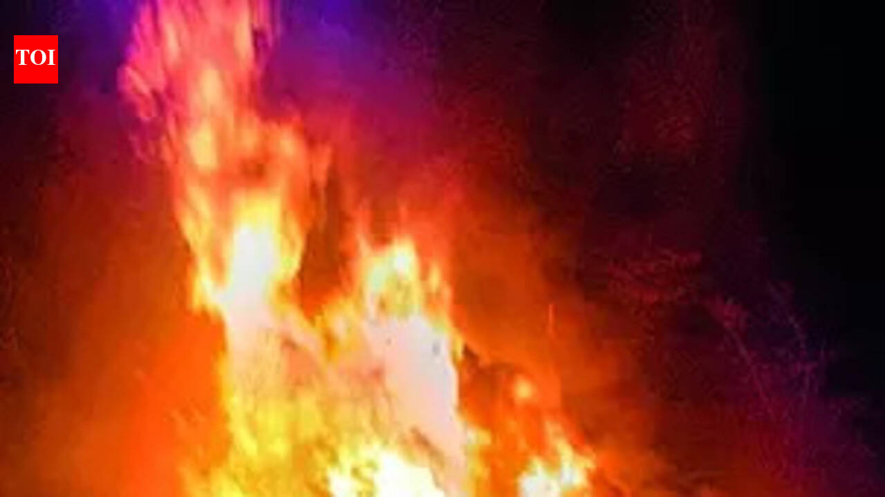 Car catches fire in Patna, none injured