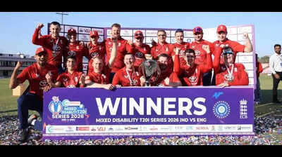 England thump India by 9 wickets in 5th Mixed Disability T20I match in Jaipur to seal series 4-1