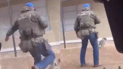  US marshal kicks dog during arrest operation in Memphis; Agency cites safety concerns