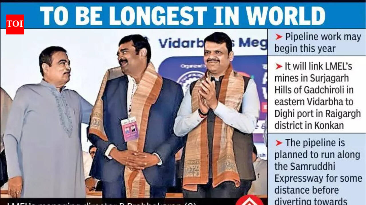 Lloyds plans to lay 950km iron ore slurry pipeline from Surjagarh to Dighi port