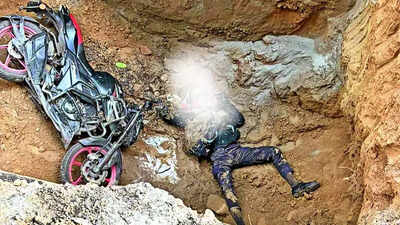 Weeks After Noida Techie's Death, Delhi Biker Dies After Falling Into Pit Dug By Jal Board