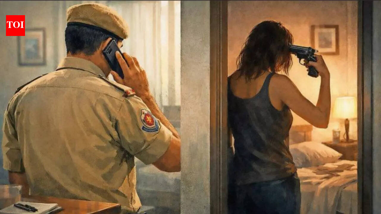 Delhi cop held after girlfriend shoots self dead with his service pistol in Noida Extension
