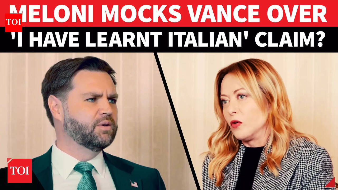 Meloni Roasts Vance On Cam After 'Italian' Claim; 'You Don't Know What The Joke Is All About'
