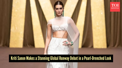  Kriti Sanon’s pearl-drenched debut is breaking the internet