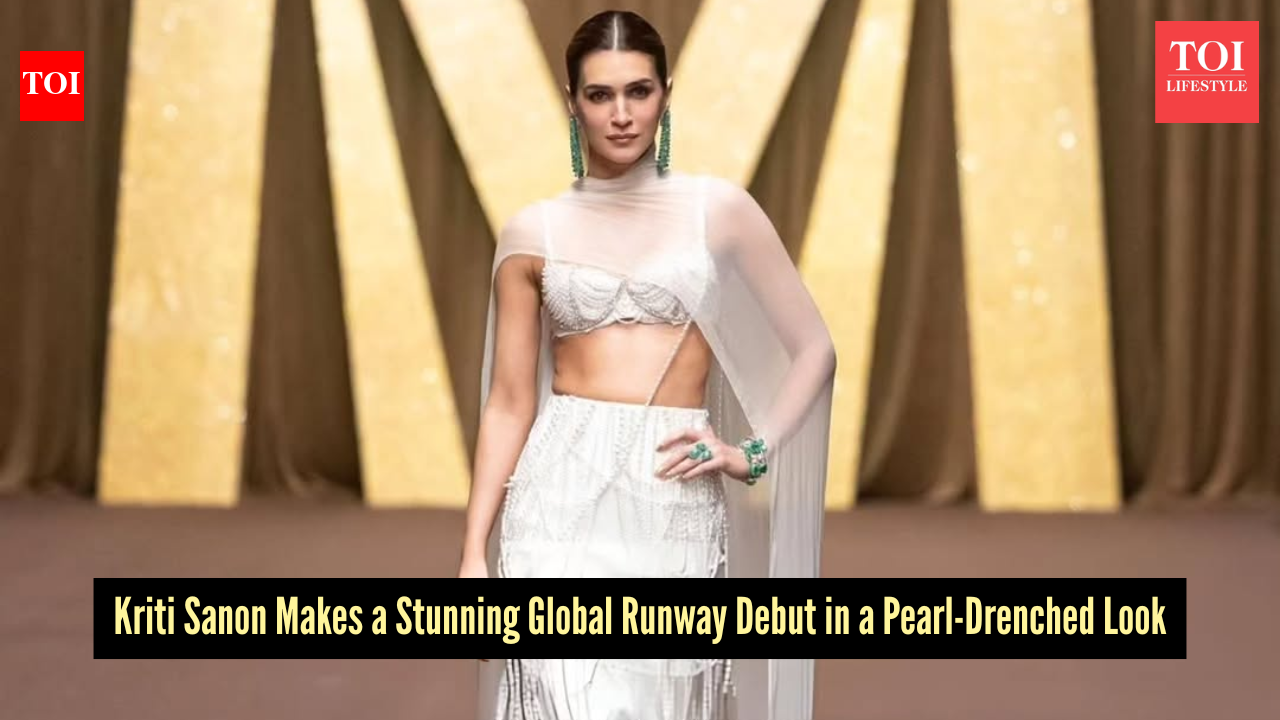 From Bollywood to global runway: Kriti Sanon’s pearl-drenched debut is breaking the internet