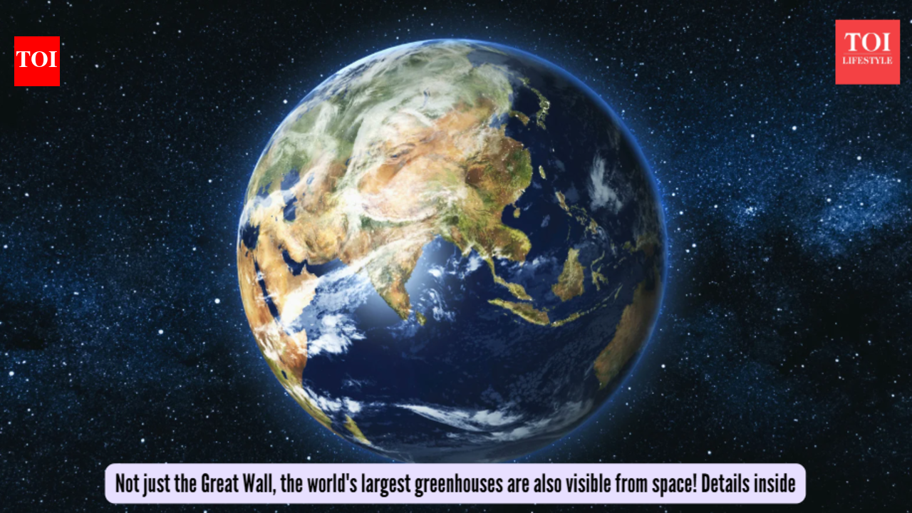 Not just the Great Wall, the world's largest greenhouses are also visible from space! Details inside
