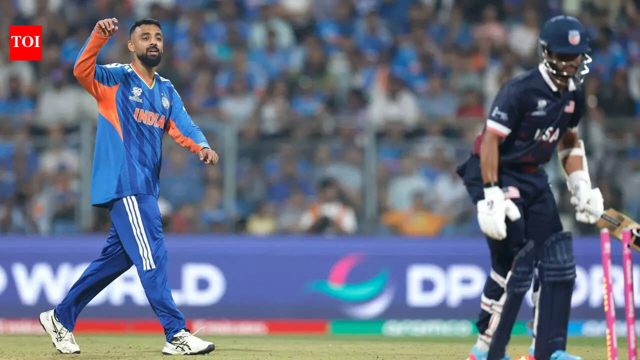 India vs USA Highlights, T20 World Cup 2026: India beat USA by 29 runs to kickstart their title defence in style - The Times of India