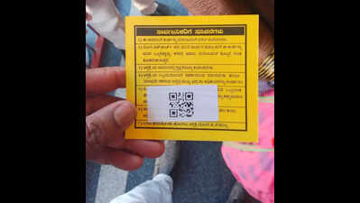 KMC-RI rolls out QR code security at MCH dept gate | Hubballi News ...