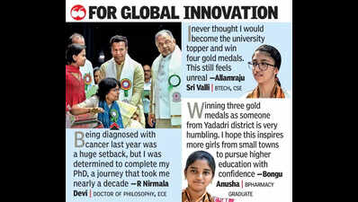 JNTUH reaffirms tech,AI push at convocation