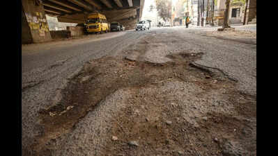 Dug up for 5 yrs, road below Bhangel flyover in Noida set for repair