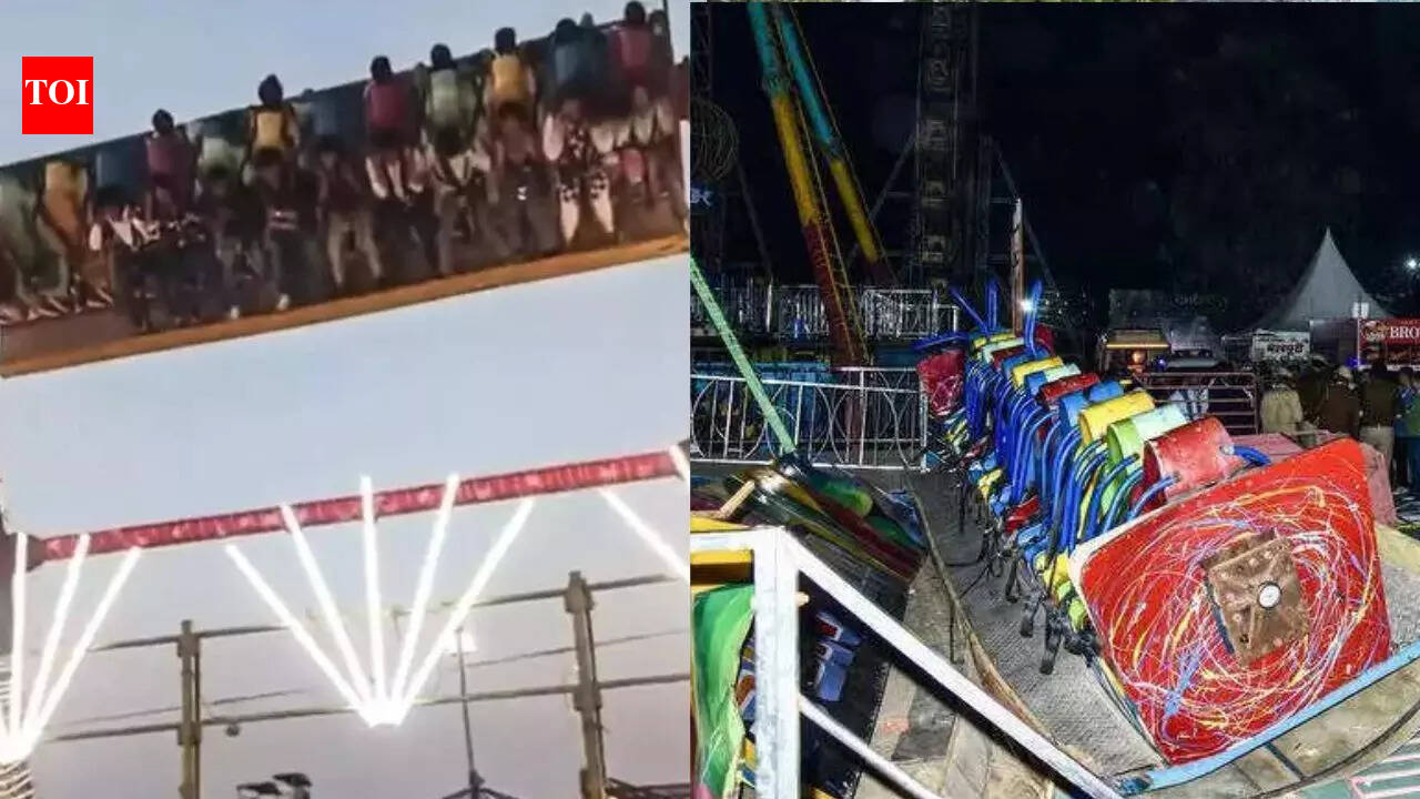 ‘Tsunami ride’ swing crashes at Surajkund fair, 13 injured; cop dies in rescue bid