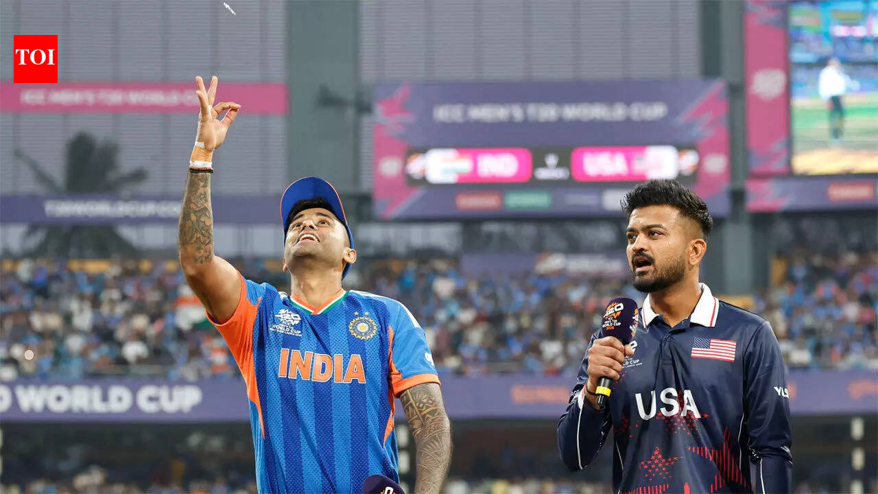 Suryakumar Yadav walks away from toss to hug Rohit Sharma - Watch