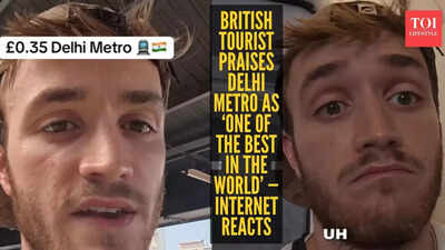 “Better than London!” British tourist’s Delhi Metro video has the internet buzzing