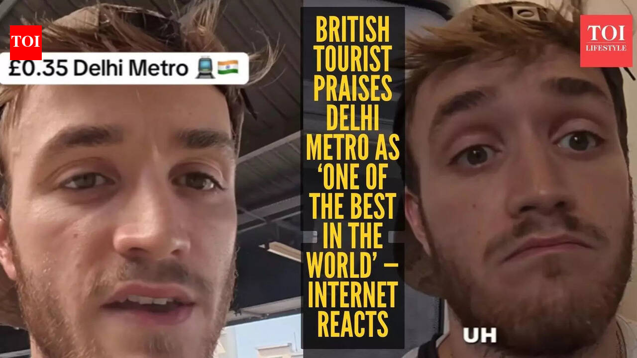 “Better than London!” British tourist’s Delhi Metro video has the internet buzzing