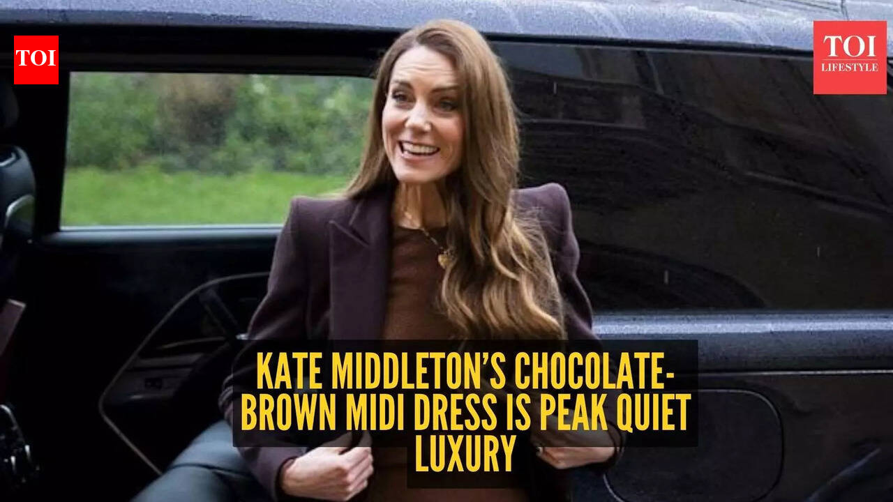 Why Kate Middleton’s brown midi dress looks so rich and timeless