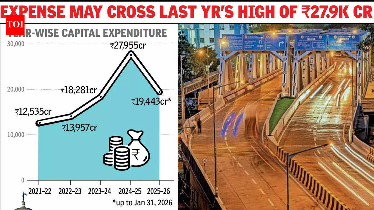 BMC infra spend at 19.4k cr as rds, bridges lead capital outlay
