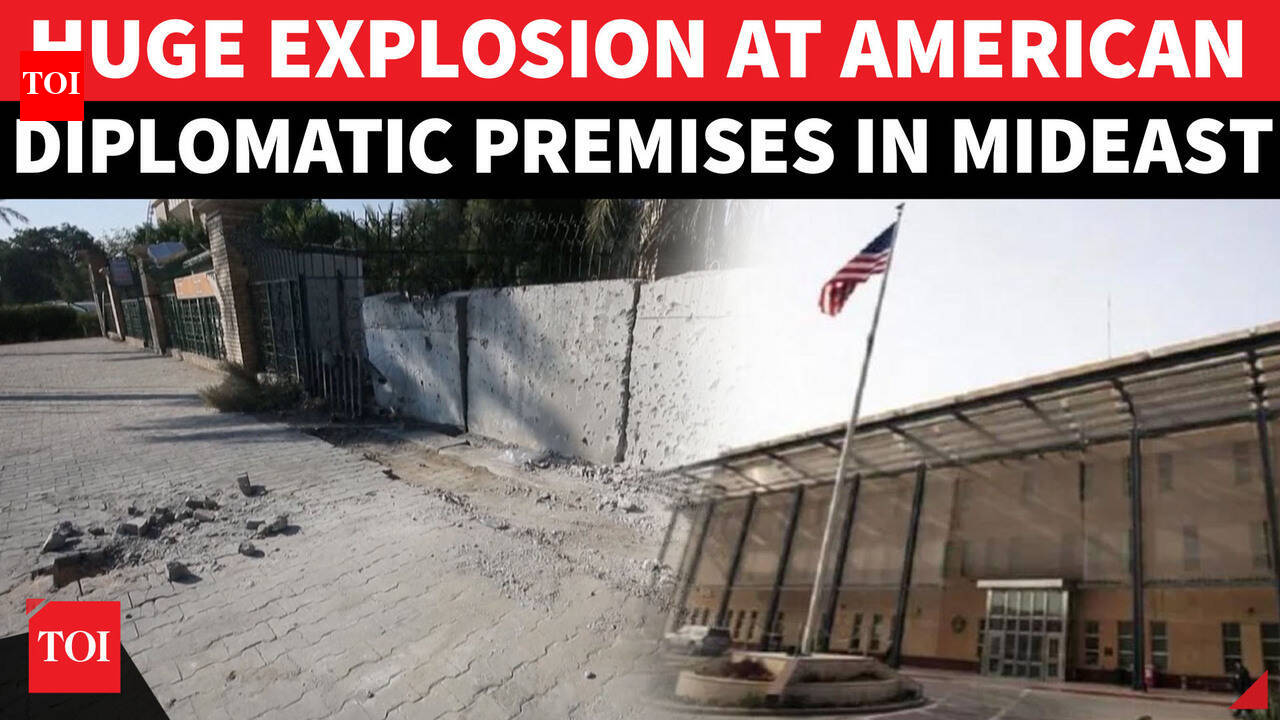 'Controlled Explosion' At U.S. Diplomatic Facility In Iraq Capital Baghdad Sparks Panic | WATCH