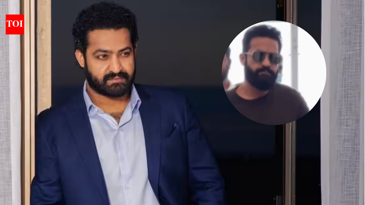 Jr NTR spotted at Hyderabad airport as he flies for Prashanth Neel’s ‘Dragon’ shoot
