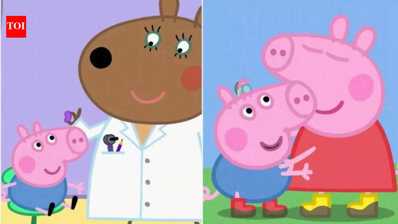 Peppa Pig makes heartfelt move: Brother George diagnosed deaf and fitted with a hearing aid