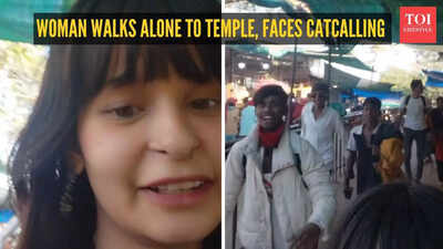 Woman walks alone to temple, faces catcalling – video sparks nationwide discussion on safety